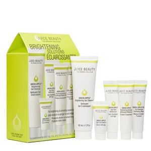 ⚫️ Juice Beauty Green Apple Best Sellers Brightening Solutions Kit New In Box